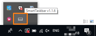 SmartTaskbar software icon visible