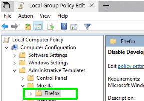 access firefox folder