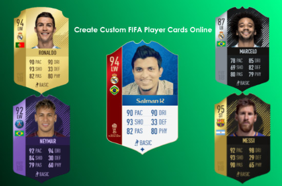 5 Free Online FIFA Card to Player Cards