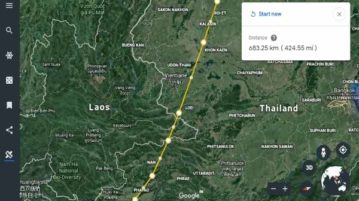 measure distance in google earth
