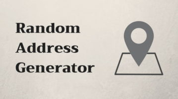 5 Online Random Address Generator Websites Free
