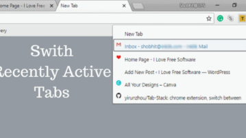 How To Switch Between Recently Active Tabs In Google Chrome