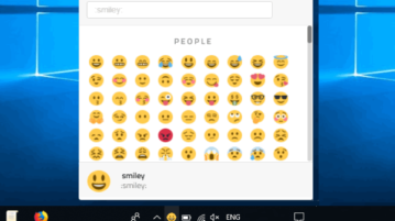 use twitter emoji from system tray