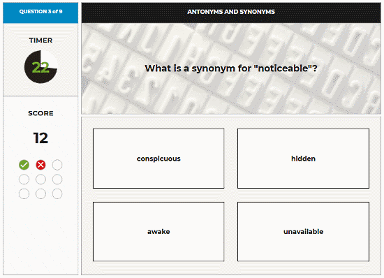 synonyms Antonyms Quiz