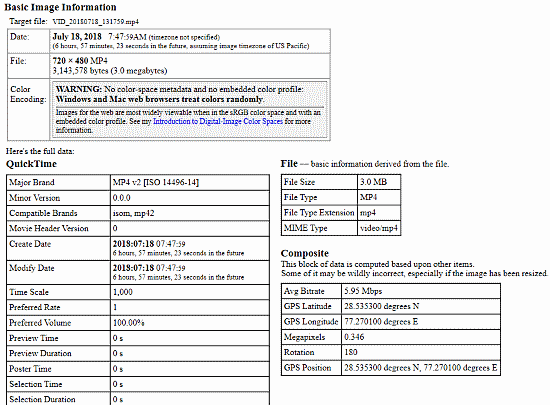 free Online Video Metadata Viewer