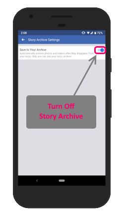 How To Turn Off Facebook Story Archive