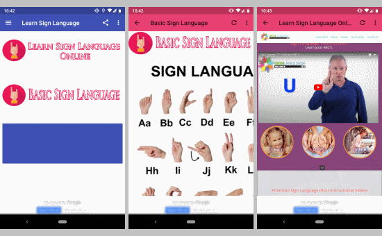 learn ASL sign language 