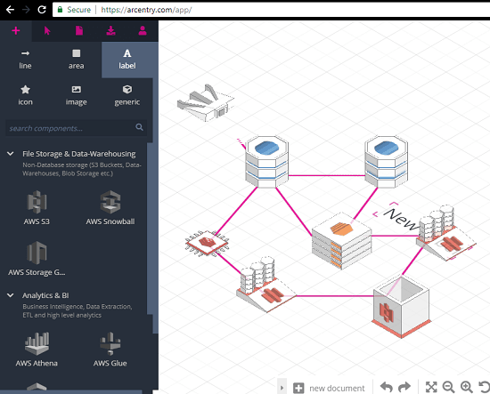 Arcentry aws cloud diagram generator free