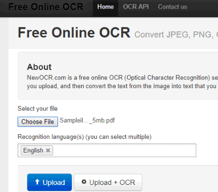 Free Online OCR