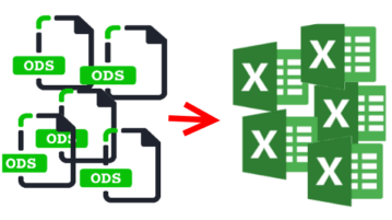 How to Bulk Convert ODS to Excel in Windows