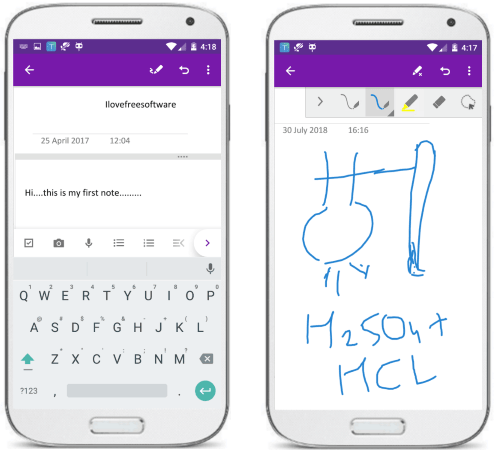 Microsoft OneNote free note taking app for students android