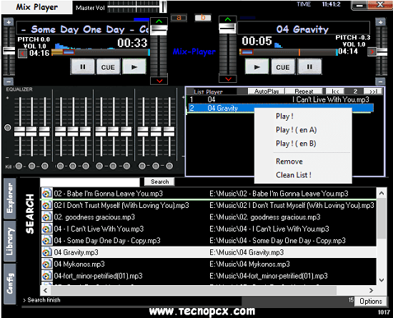 Mix Player free audio mixing