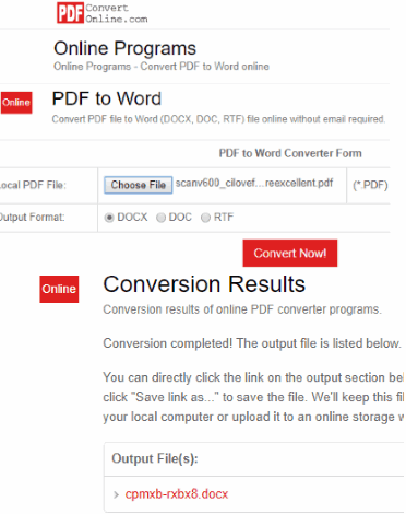PDF Convert Online