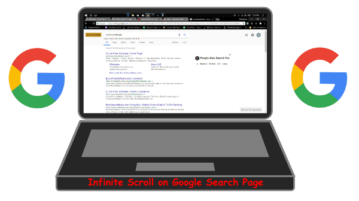 Scroll Infinitely on Google Search Results Page in Chrome
