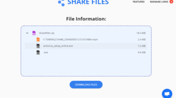 bulk online file sharing service