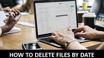 delete files by date different methods