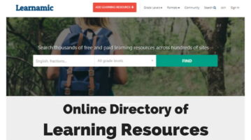Directory to Search Learning Resources Across Hundreds of Sites