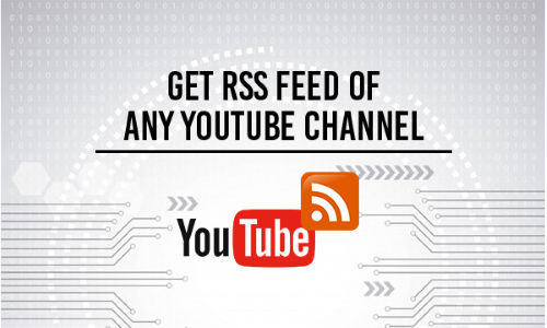 find rss feed of a youtube channel