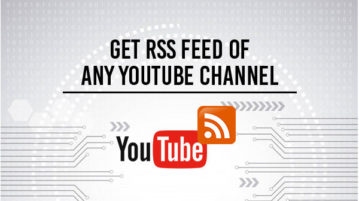 get rss feed of a youtube channel