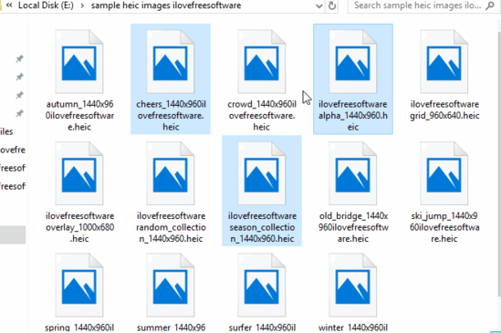 invert file selection windows 10