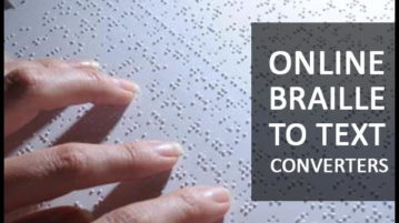 online braille to text converters