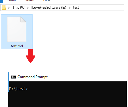 open command prompt livedown