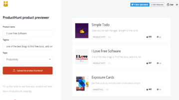 preview your product on product hunt before publishing