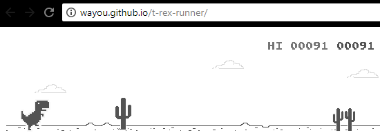 t-rex runner open source