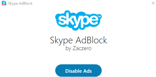 use disable ads button
