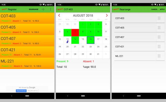 attendance manager apps for students
