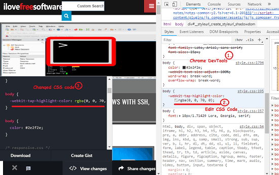 Edit code in Chrome DevTools