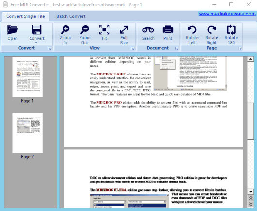 Free MDI Converter- interface