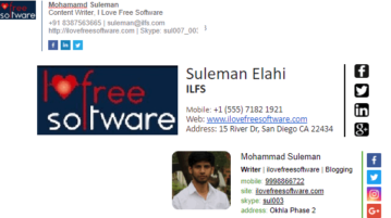 Free Professional Email Signature Generator Websites