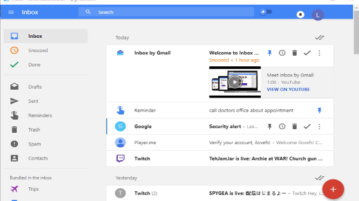 Inboxer desktop client for Inbox by Gmail