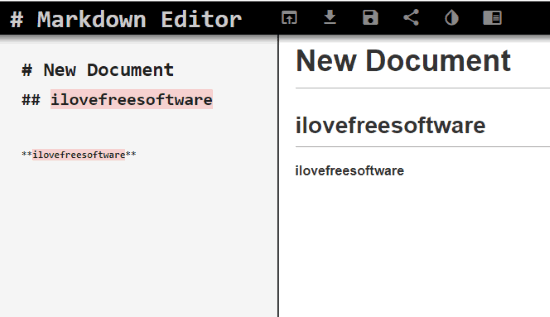 Markdown Editor