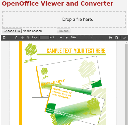 OpenOffice Viewer and Converter
