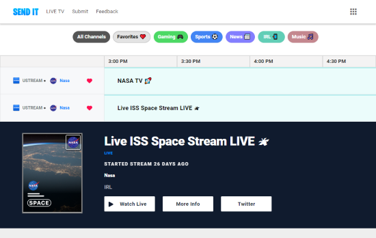live streams directory