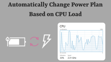 How To Automatically Change Power Plan Based on CPU Load