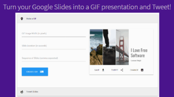 convert google slides presentation to animated gif