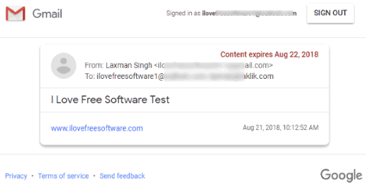 gmail content visible