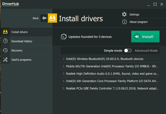 install drivers
