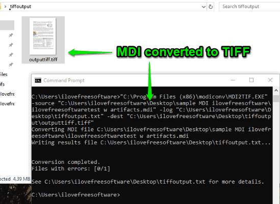 mdi file converted to tiff