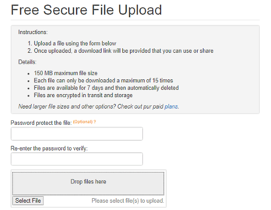 encrypted file share