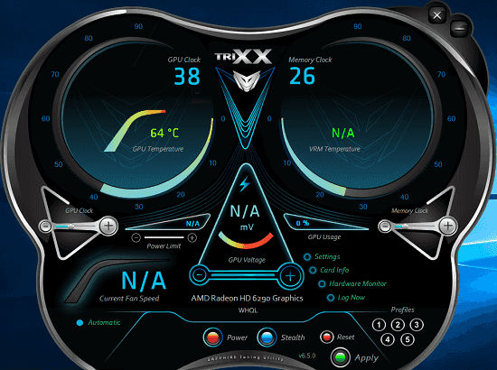 sapphire trixx free amd overclocking tool