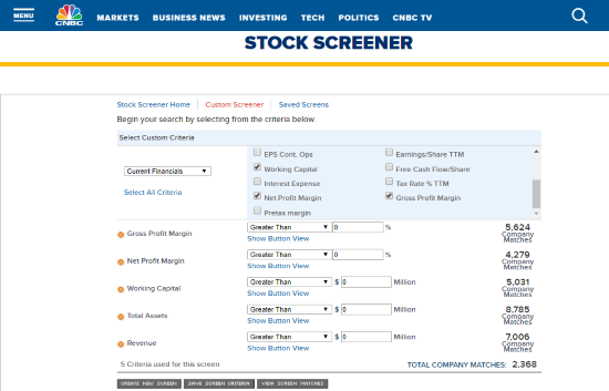 Stock Screener 1.98 APK + Mod (Unlimited money) for Android