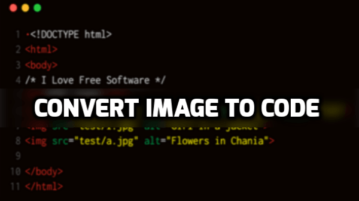 Convert Code to Image Online for free