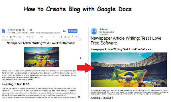 how To Create Blog With Google Docs how To Create Blog With Google Docs