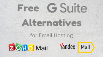 Free G Suite Alternatives to Get Emails on Own Domain