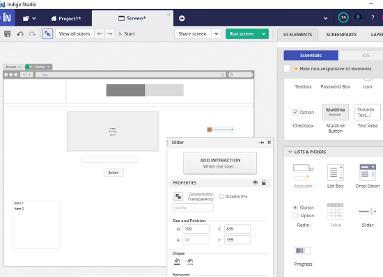 Indigo Studio adobe xd alternative