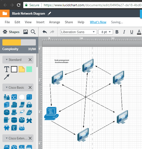 Lucidchart free network topology diagram maker